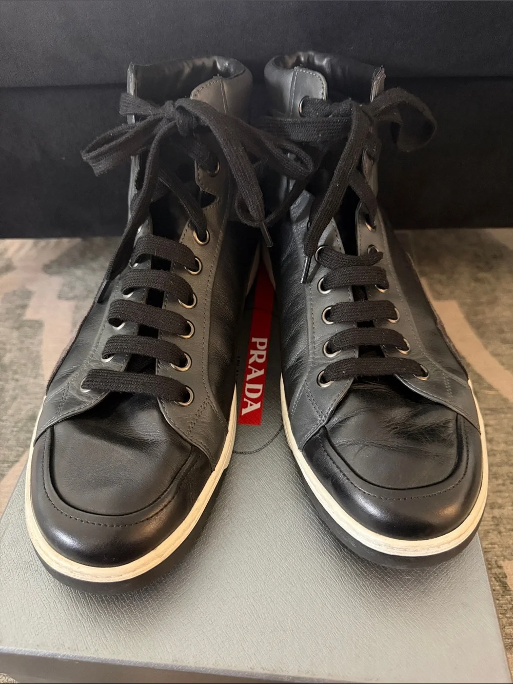 Prada Men’s High Top Sneakers